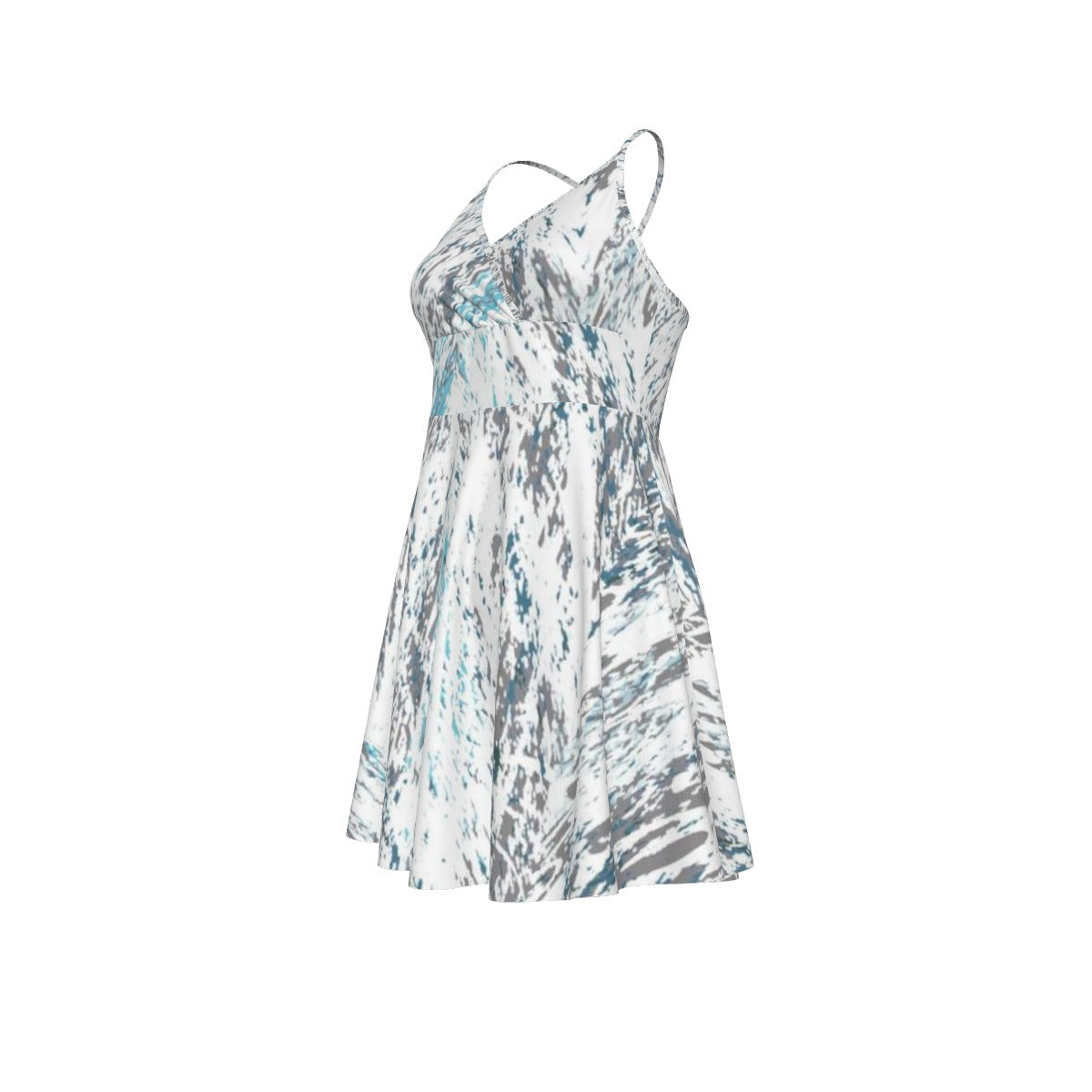 All-Over Print Women‘s Cross Cami Dress