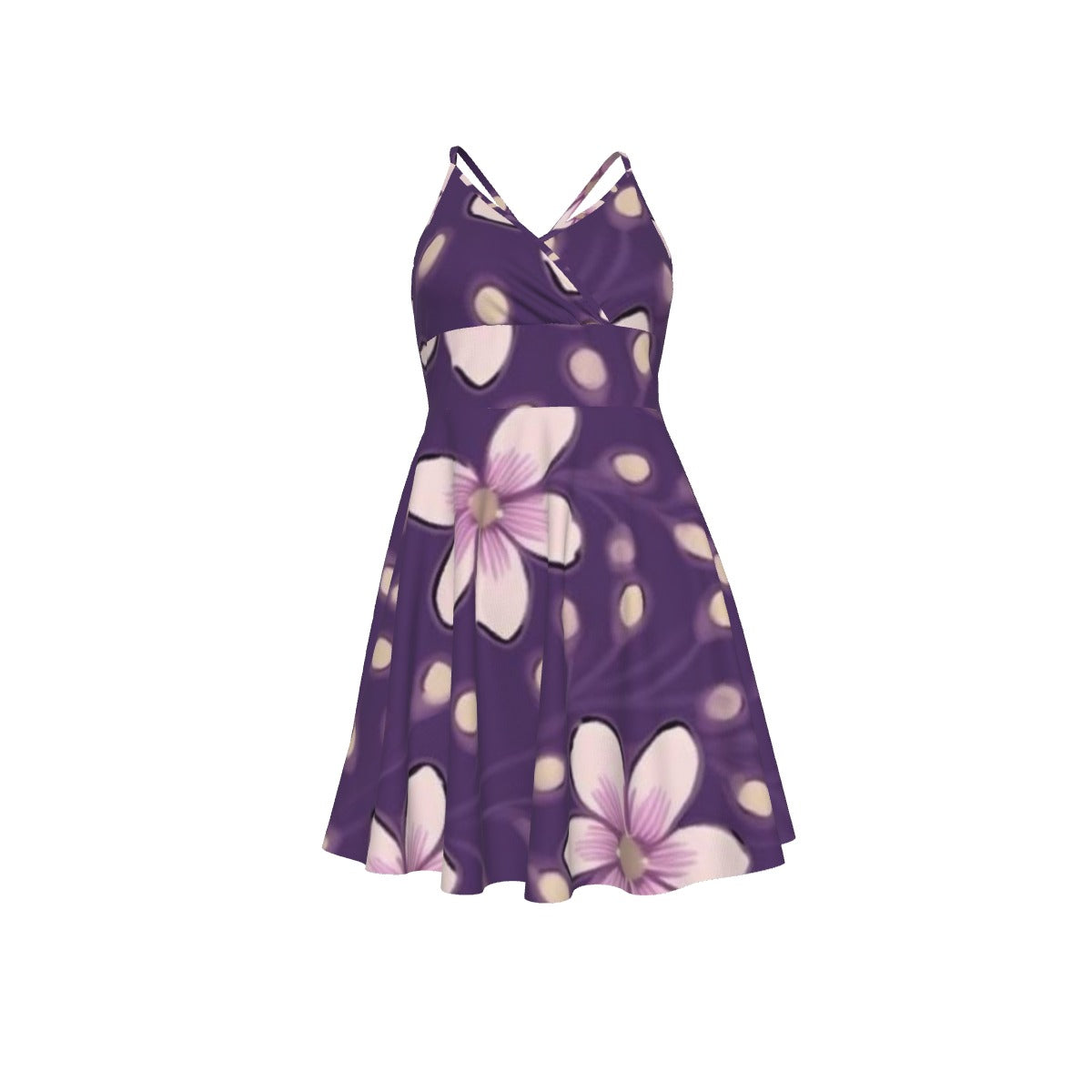 All-Over Print Women‘s Cross Cami Dress