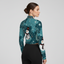 Eco-Friendly All-Over Print Women's Turtleneck T-shirt With Long Sleeve