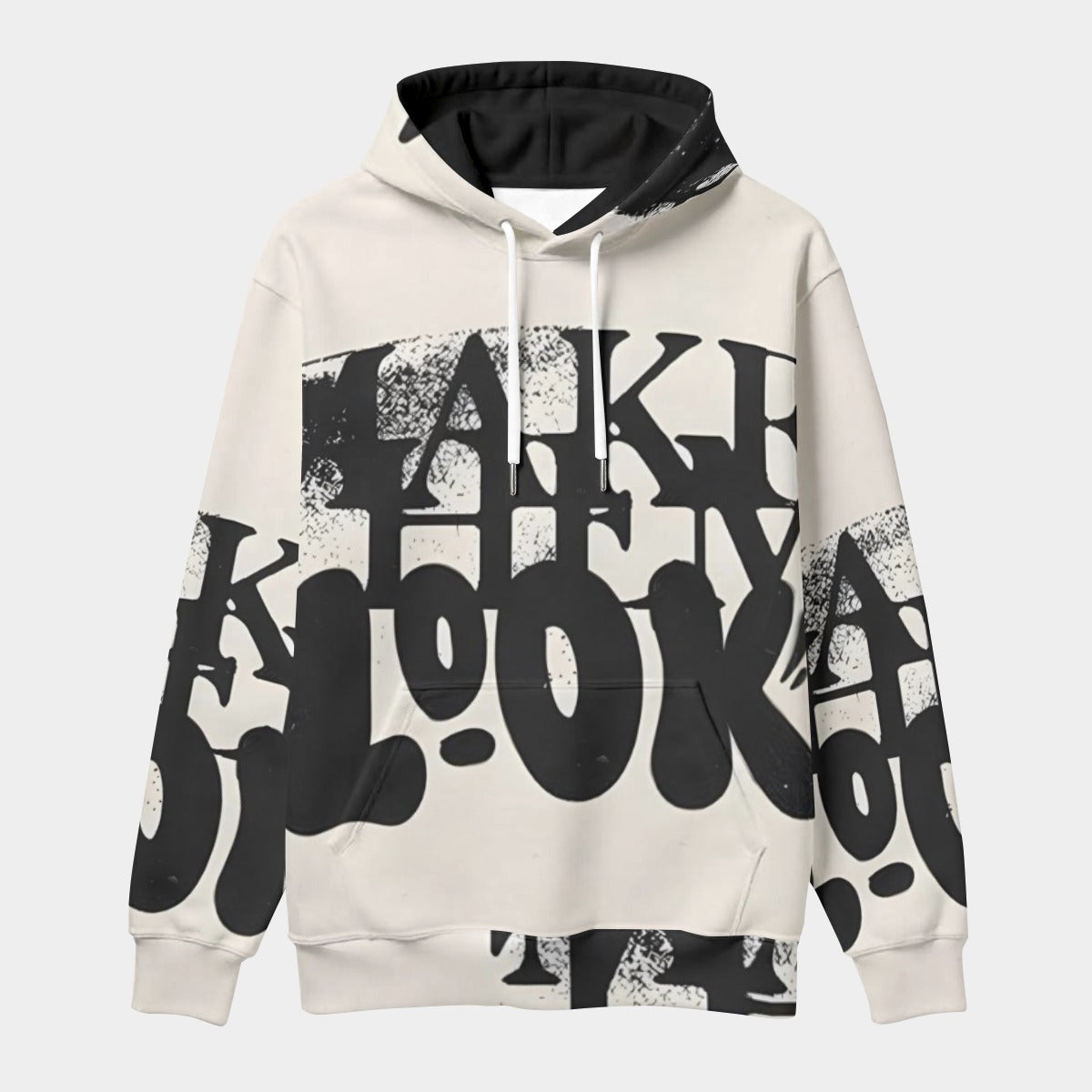 Eco-friendly All-Over Print Men Pullover Hoodie