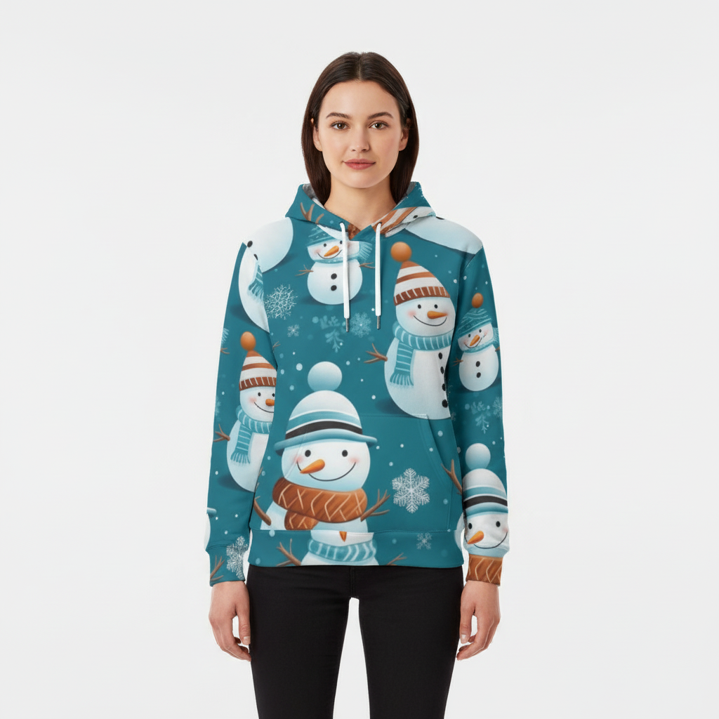 Split Eco-friendly Unisex Pullover Hoodie