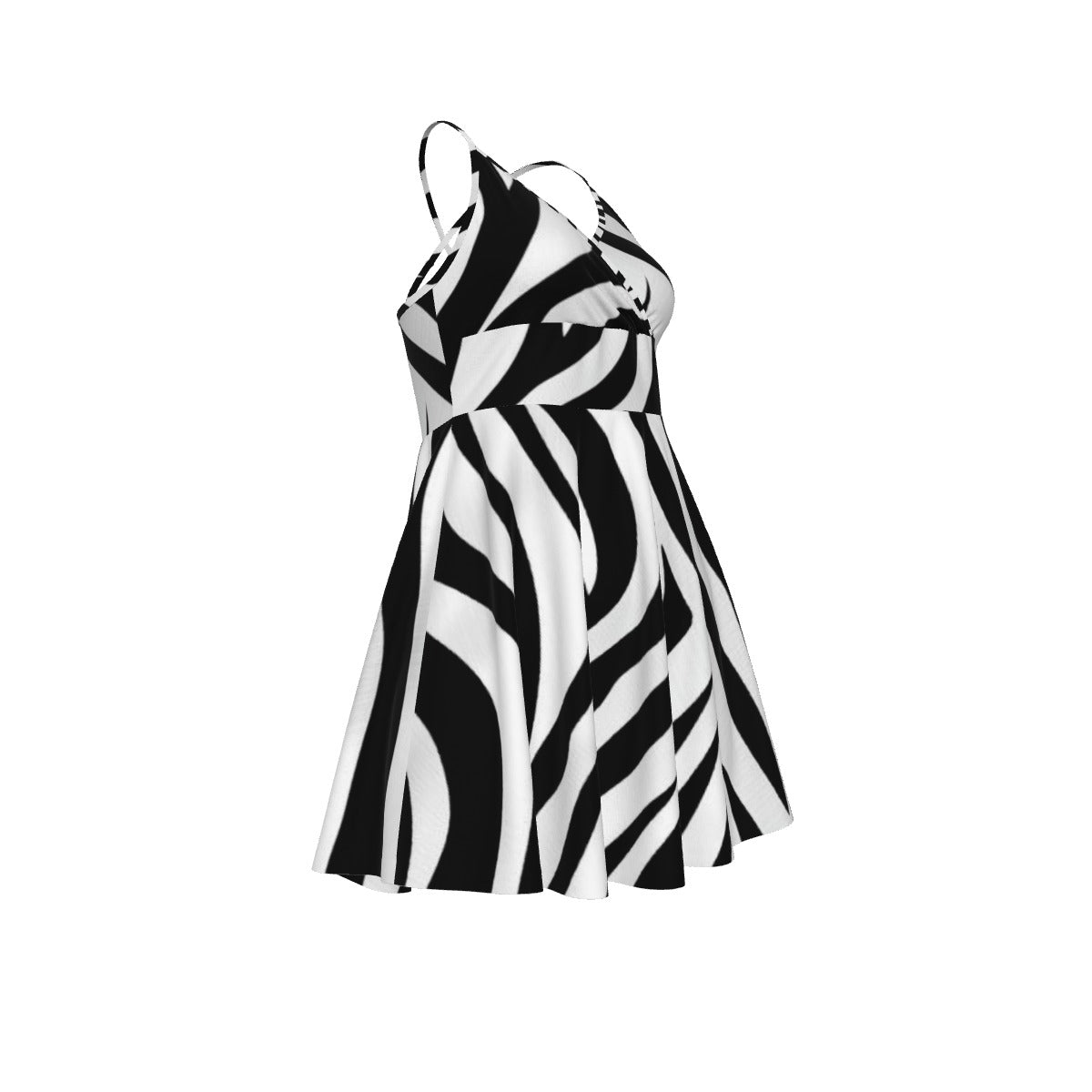 All-Over Print Women‘s Cross Cami Dress