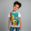Eco-friendly All-Over Print Kid's Short Sleeve