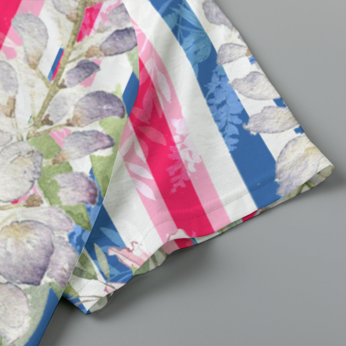 Eco-friendly  All-Over Print Women's cropped Raglan T-shirt With Short Sleeve