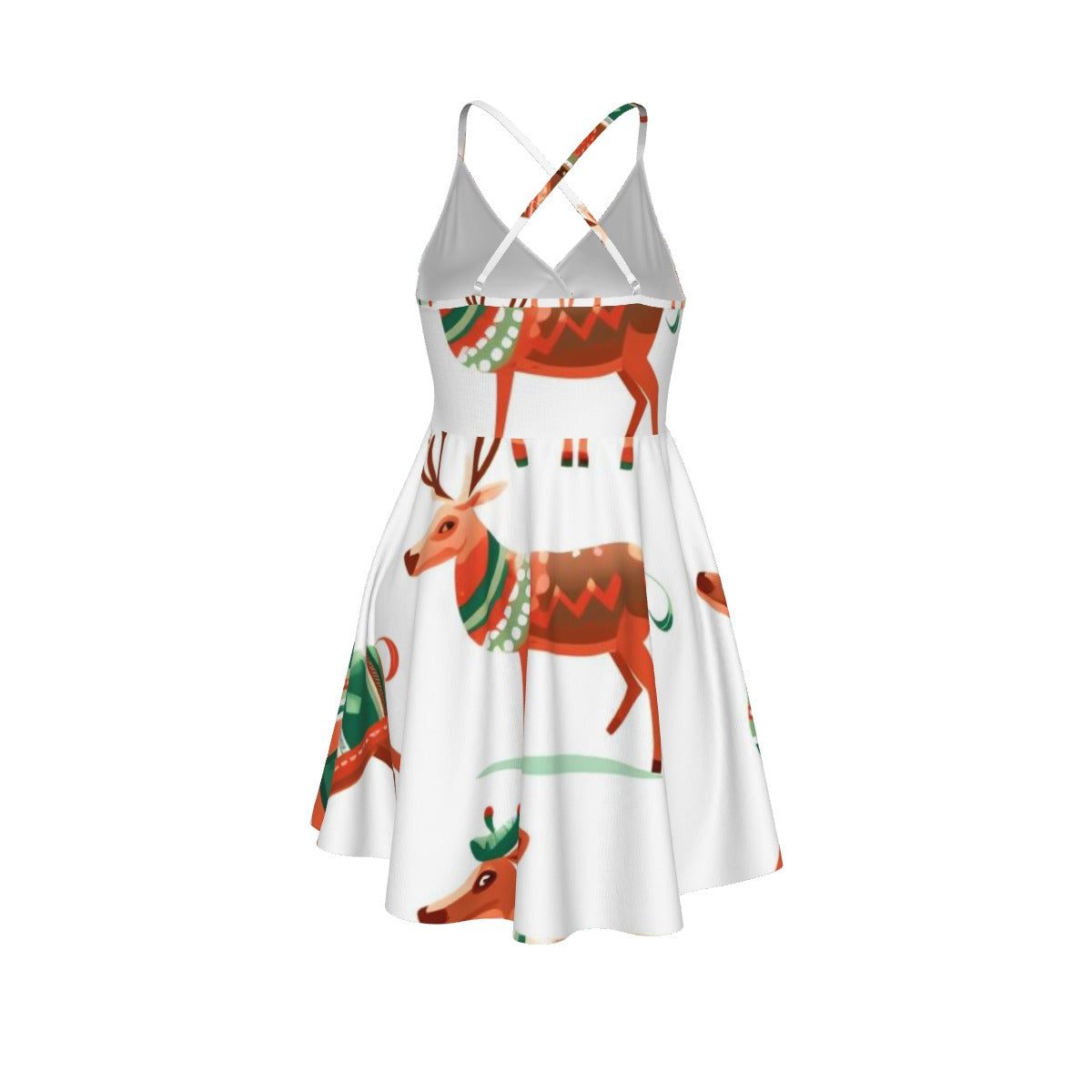 All-Over Print Women‘s Cross Cami Dress