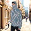 Eco-friendly All-Over Print Men's Masked Hoodie