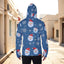 Eco-friendly All-Over Print Men's Masked Hoodie