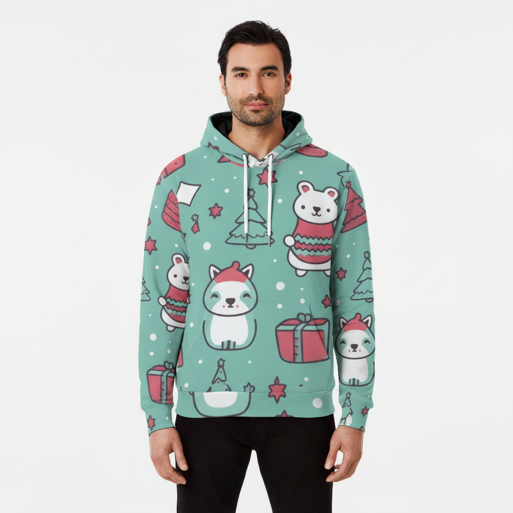 Split Eco-friendly All-Over Print Unisex Hoodie