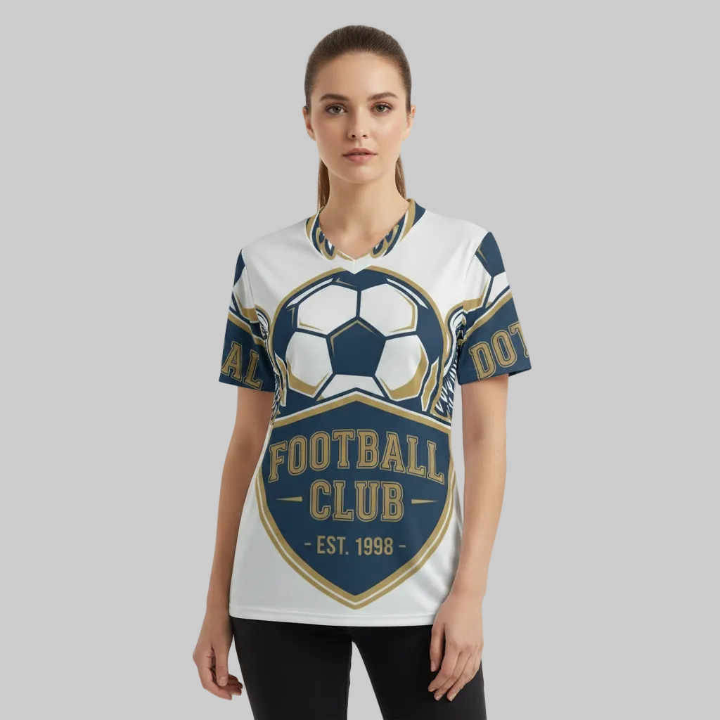 Eco-friendly All-over Print Unisex V-neck T-Shirt