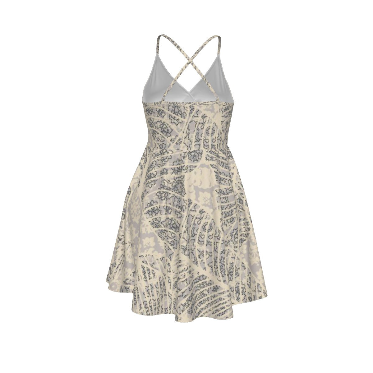 All-Over Print Women‘s Cross Cami Dress