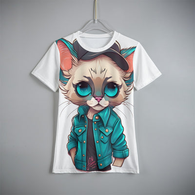 Eco-friendly All-Over Print Kid's Short Sleeve