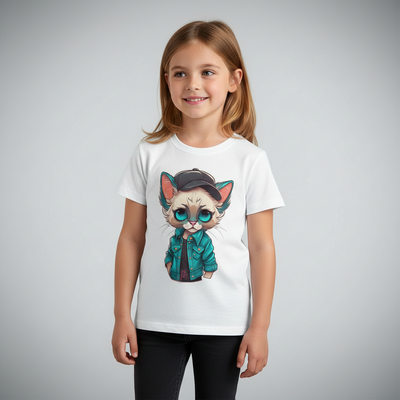 Eco-friendly All-Over Print Kid's Short Sleeve