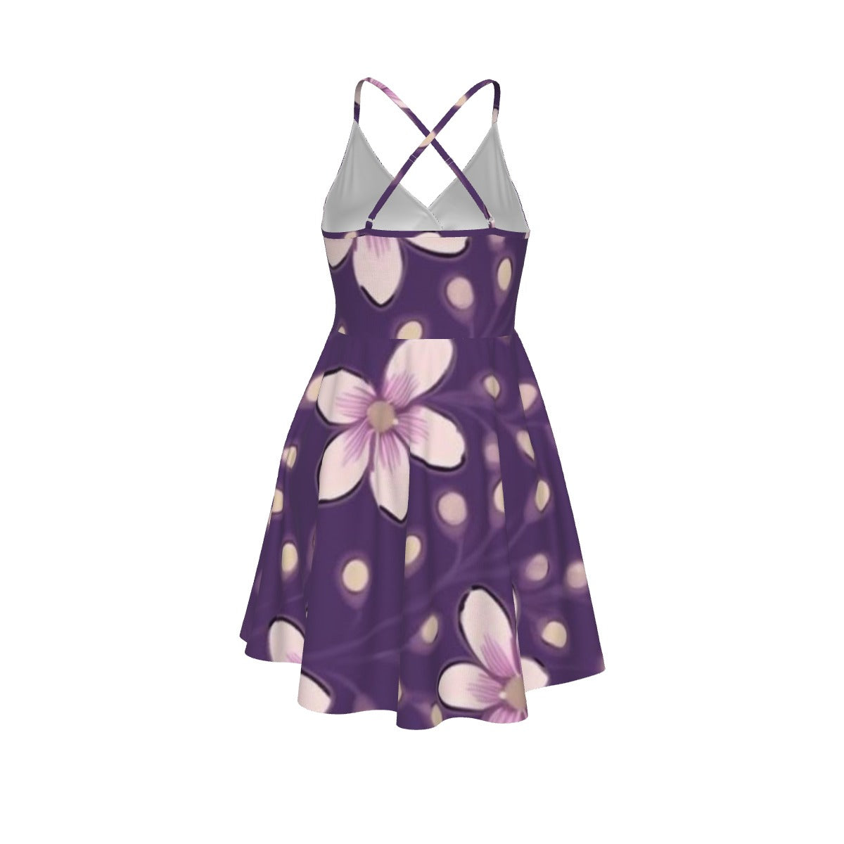 All-Over Print Women‘s Cross Cami Dress