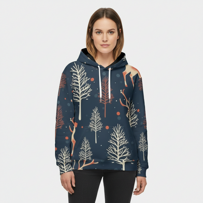 Split Eco-friendly All-Over Print Unisex Pullover Hoodie