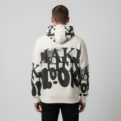 Eco-friendly All-Over Print Men Pullover Hoodie