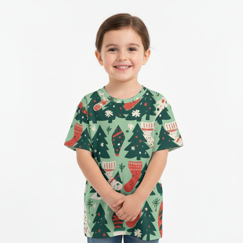 Holiday Special Eco-friendly Kid's Short Sleeve