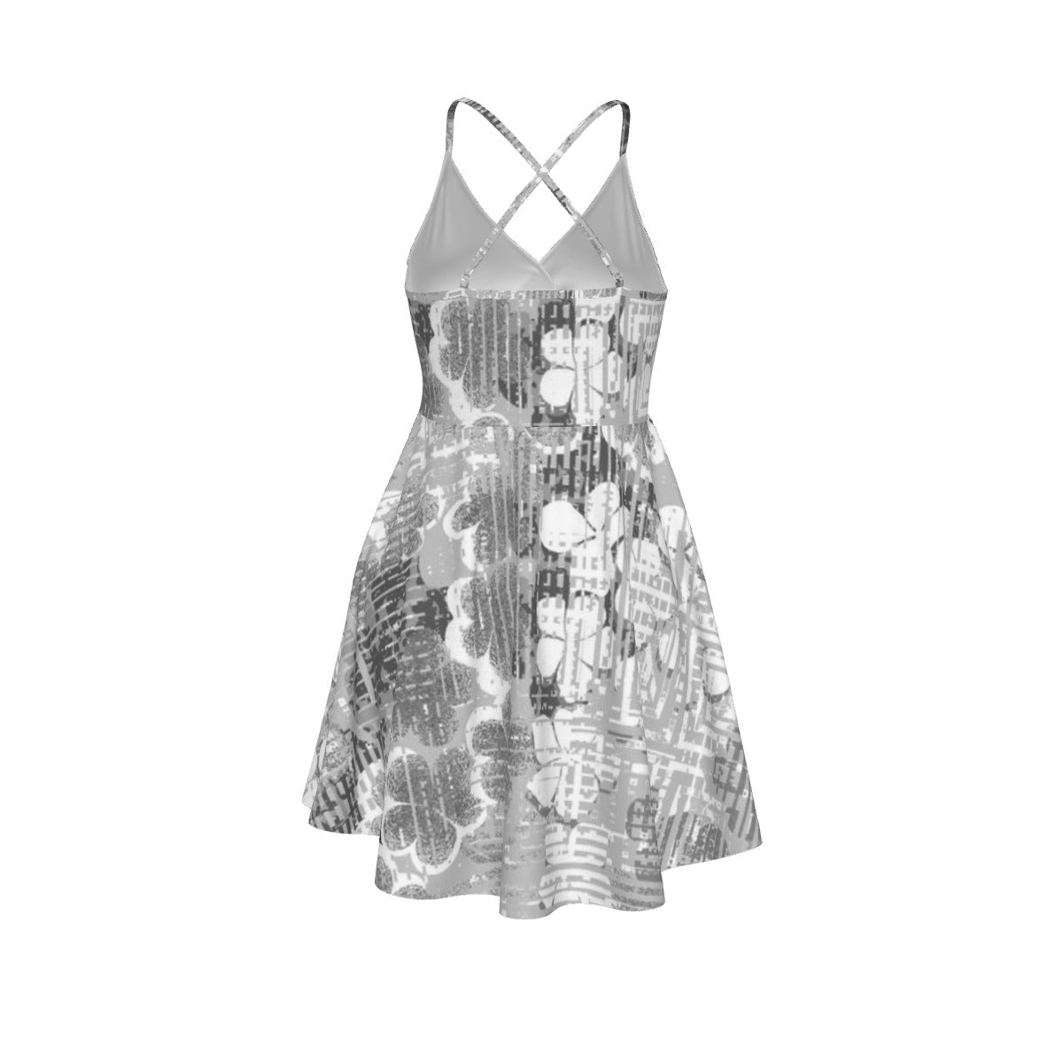 All-Over Print Women‘s Cross Cami Dress
