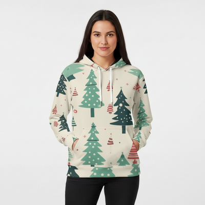 Split Eco-friendly All-Over Print Unisex Pullover Hoodie