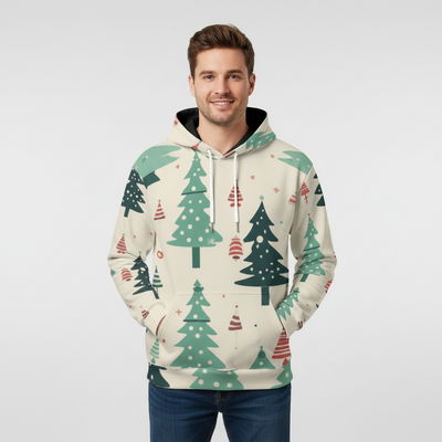 Split Eco-friendly All-Over Print Unisex Pullover Hoodie