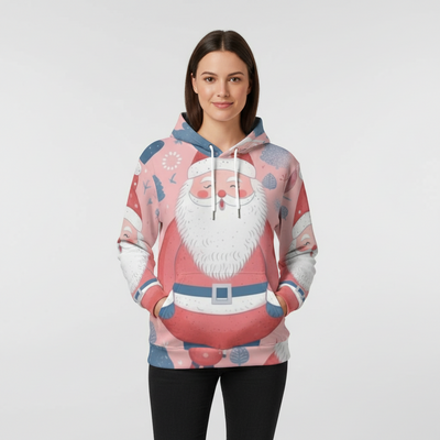 Split Eco-friendly All-Over Print Unisex Pullover Hoodie