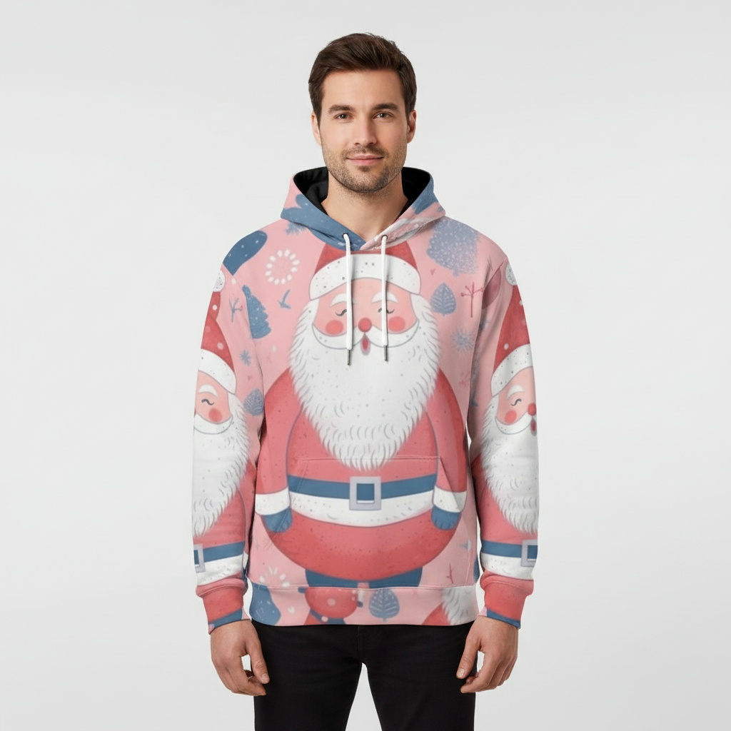 Split Eco-friendly All-Over Print Unisex Pullover Hoodie