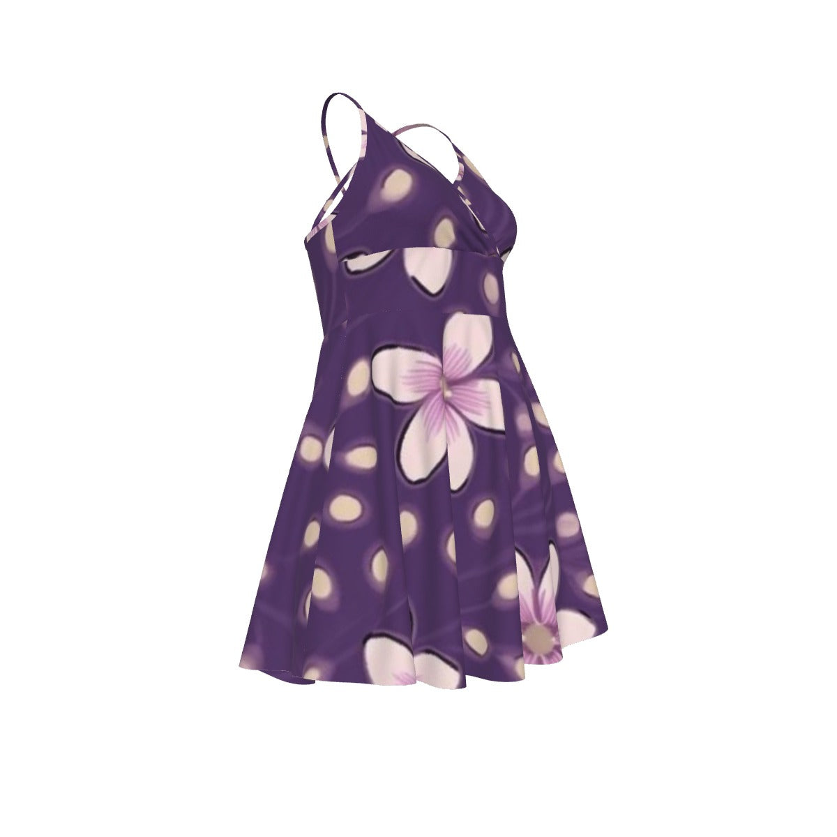 All-Over Print Women‘s Cross Cami Dress