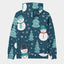 Split Eco-friendly All-Over Print Pullover Hoodie