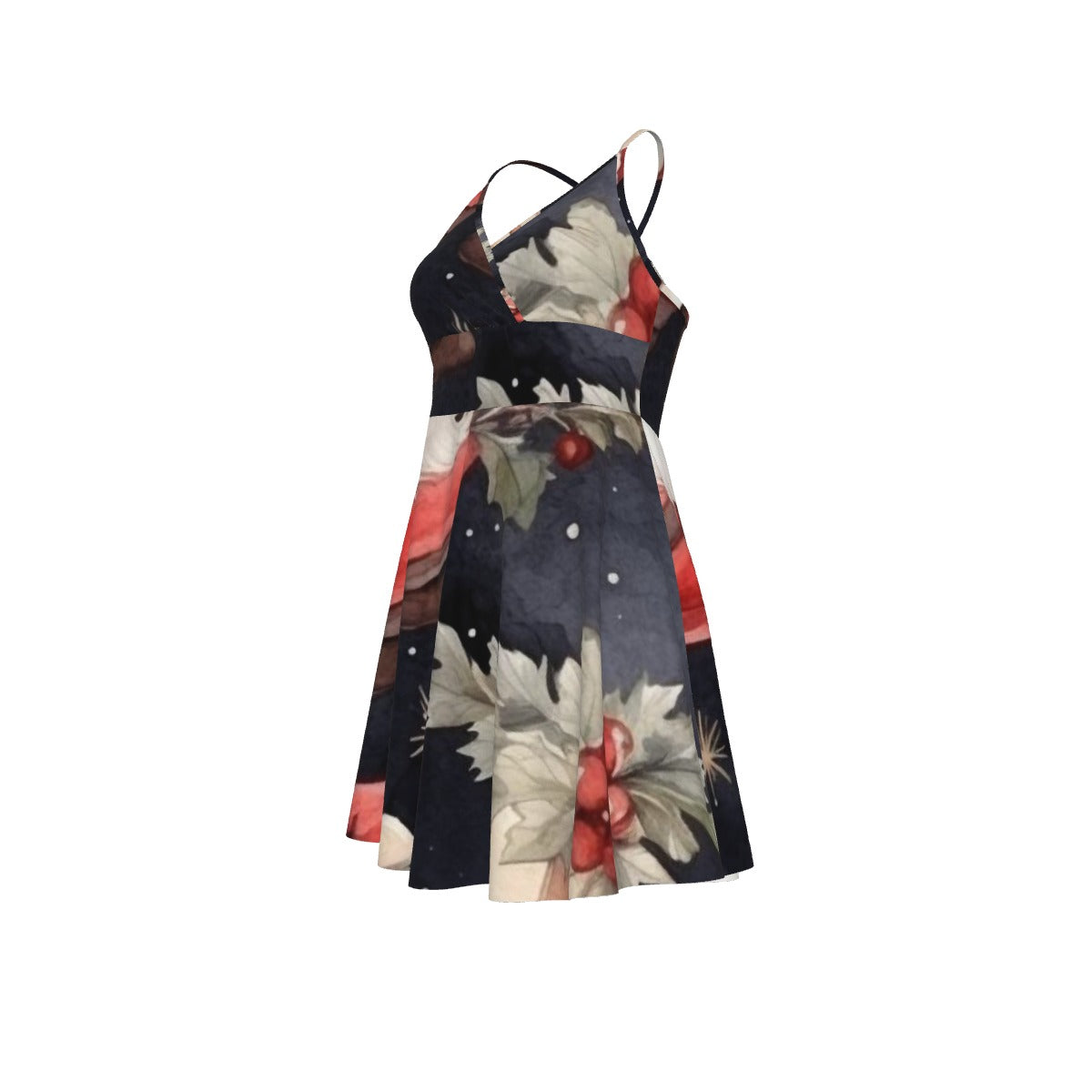 All-Over Print Women‘s Cross Cami Dress