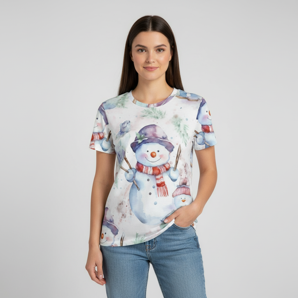 Eco-friendly All-Over Print Kid's Short Sleeve