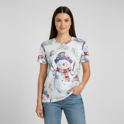 Eco-friendly All-Over Print Kid's Short Sleeve