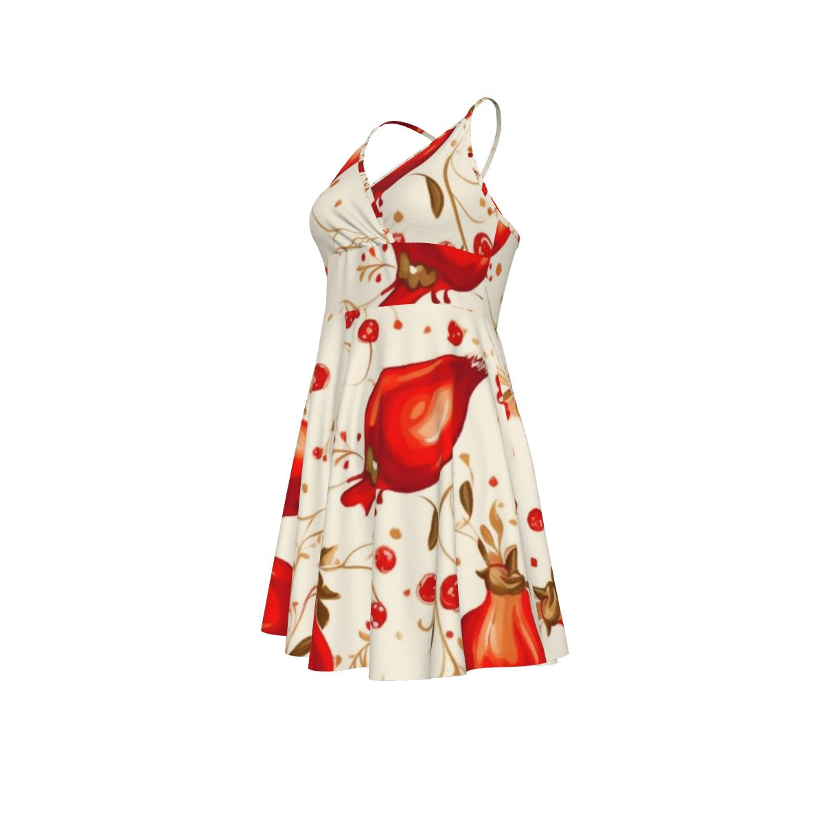 All-Over Print Women‘s Cross Cami Dress