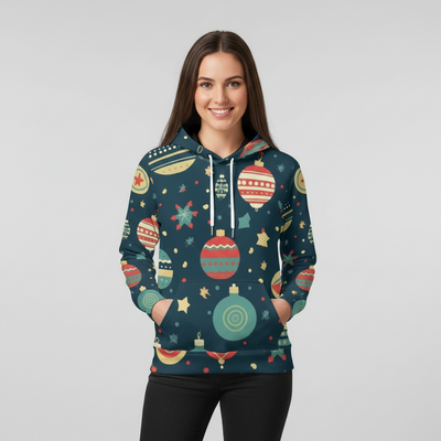 Eco-friendly All-Over Print Unisex Pullover Hoodie