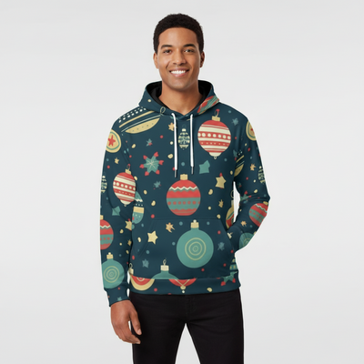 Eco-friendly All-Over Print Unisex Pullover Hoodie