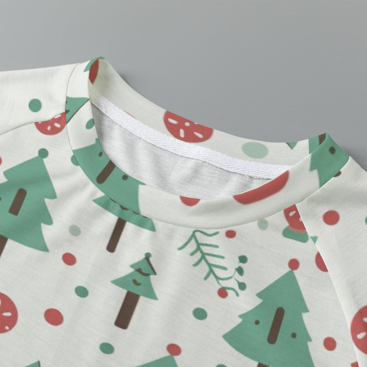 Eco-friendly  All-Over Print Women's cropped Raglan T-shirt With Short Sleeve