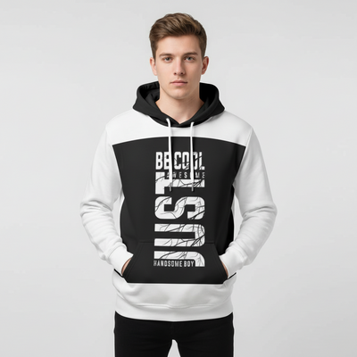 Eco-friendly All-Over Print Men Pullover Hoodie