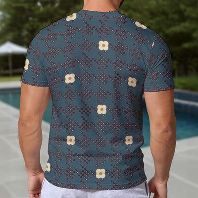 Eco-friendly All-Over Print Men's Short Sleeve T-shirt