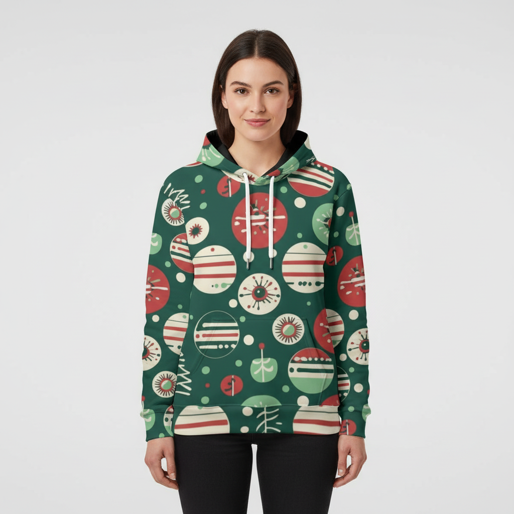 Split Eco-friendly All-Over Print Unisex Pullover Hoodie