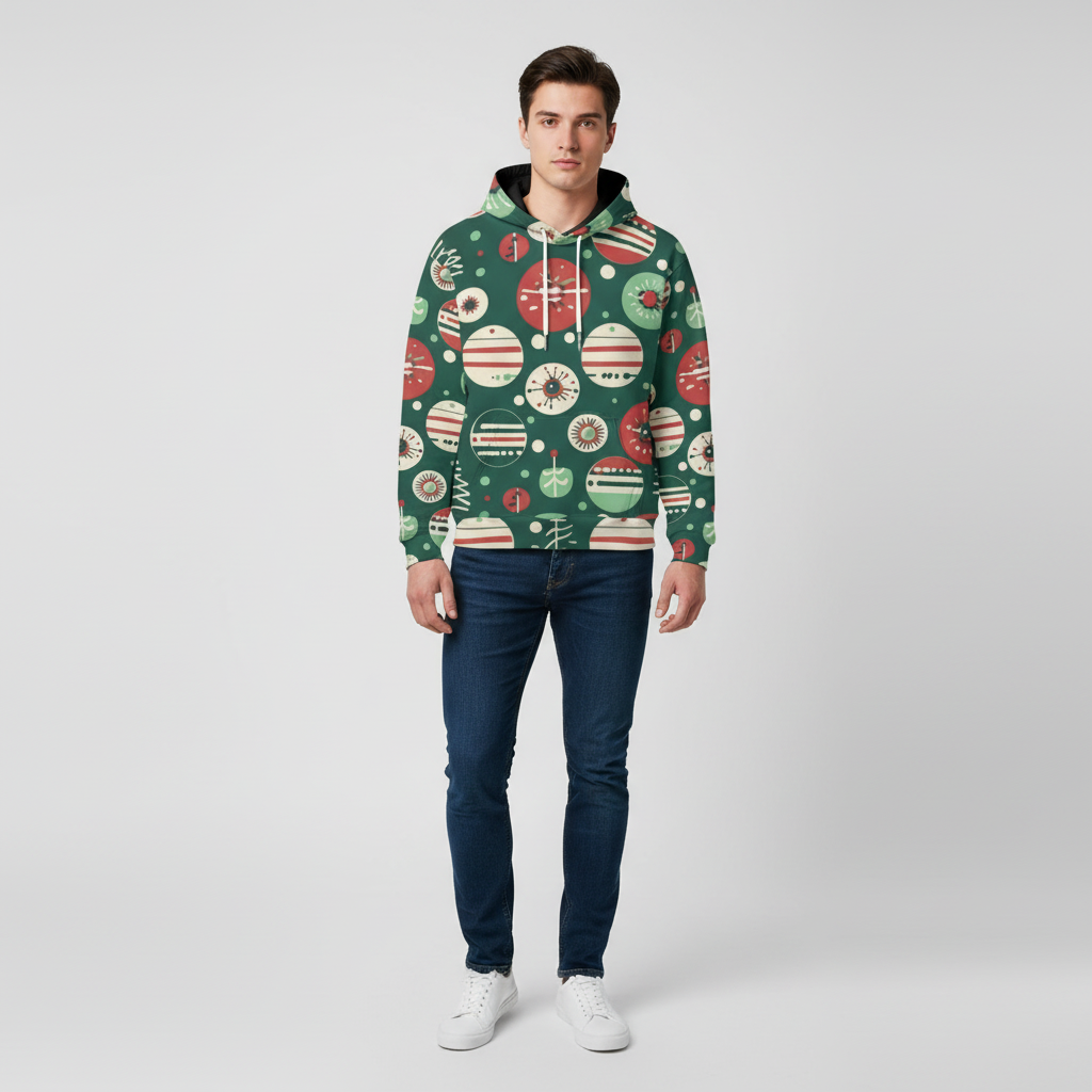 Split Eco-friendly All-Over Print Unisex Pullover Hoodie