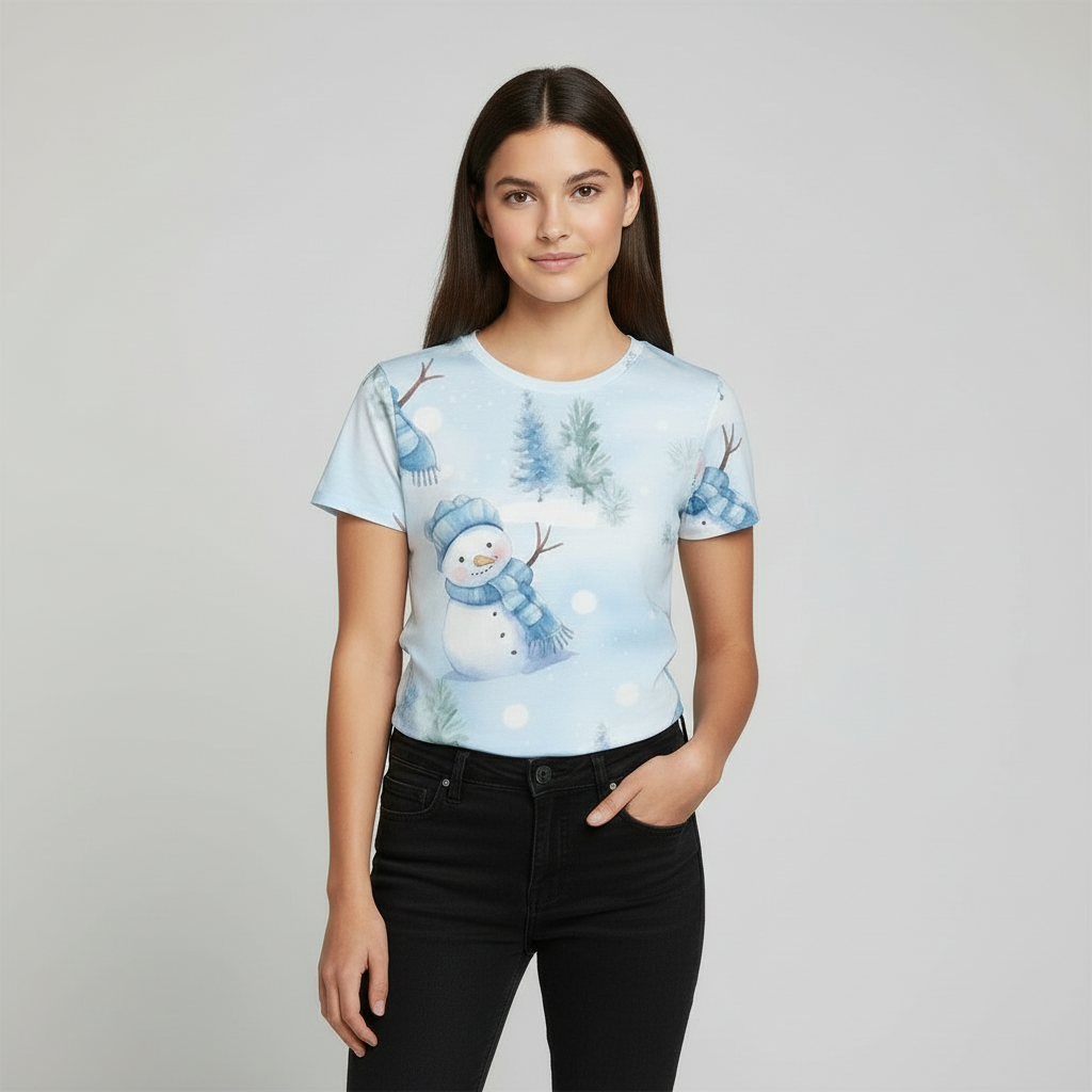 Eco-friendly All-Over Print Kid's Short Sleeve