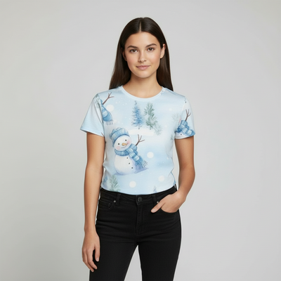 Eco-friendly All-Over Print Kid's Short Sleeve