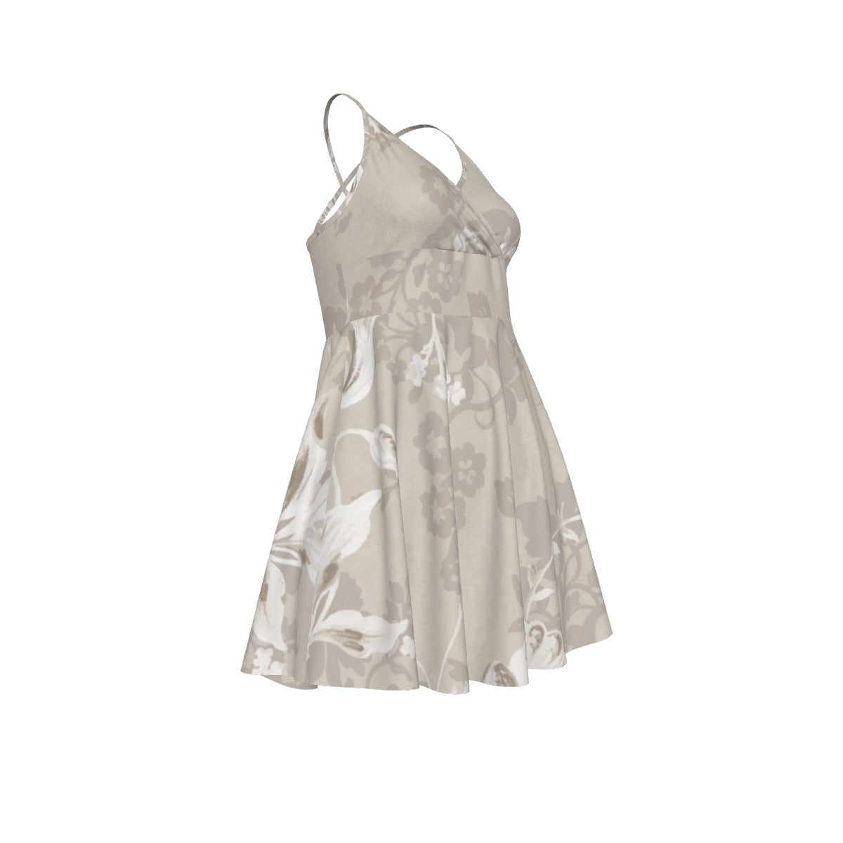 All-Over Print Women‘s Cross Cami Dress