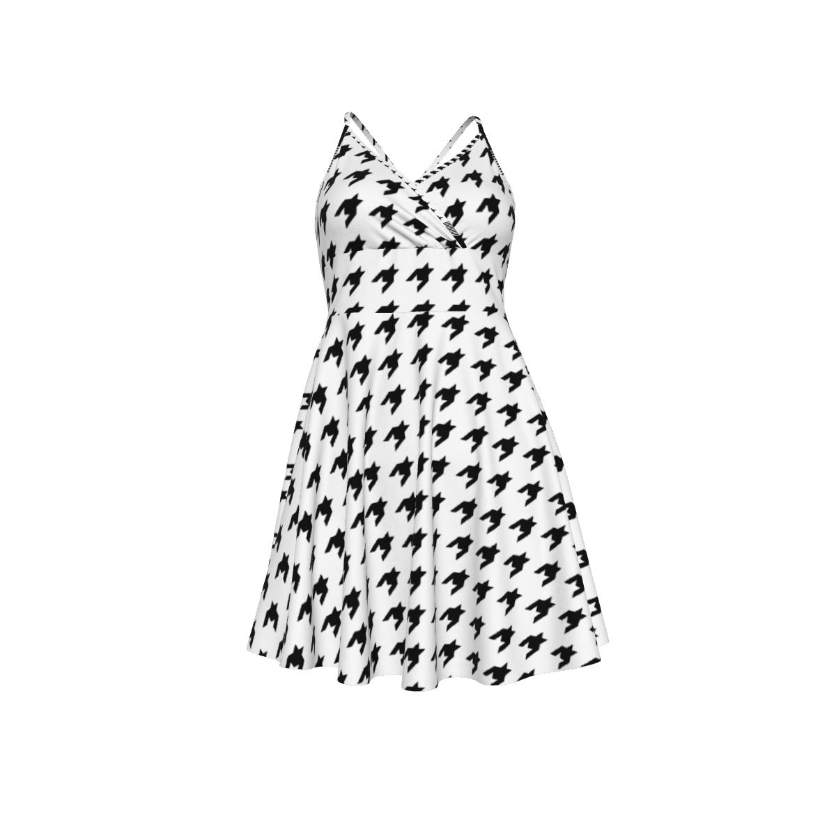 All-Over Print Women‘s Cross Cami Dress