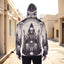 Eco-friendly All-Over Print Men's Masked Hoodie