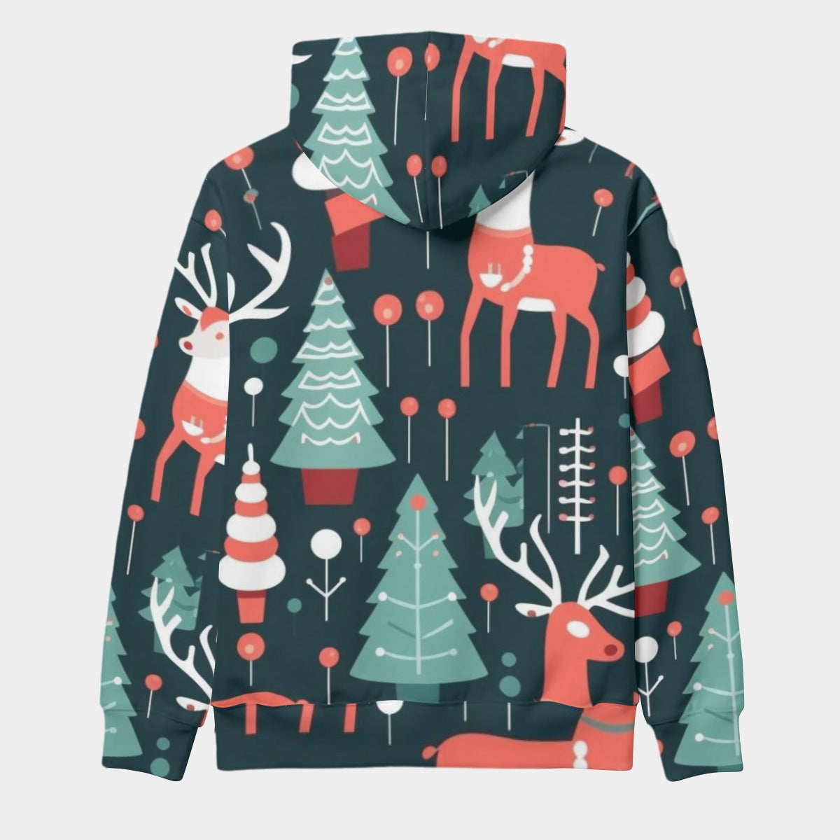 Christmas Eco-friendly All-Over Print Unisex Pullover Hoodie