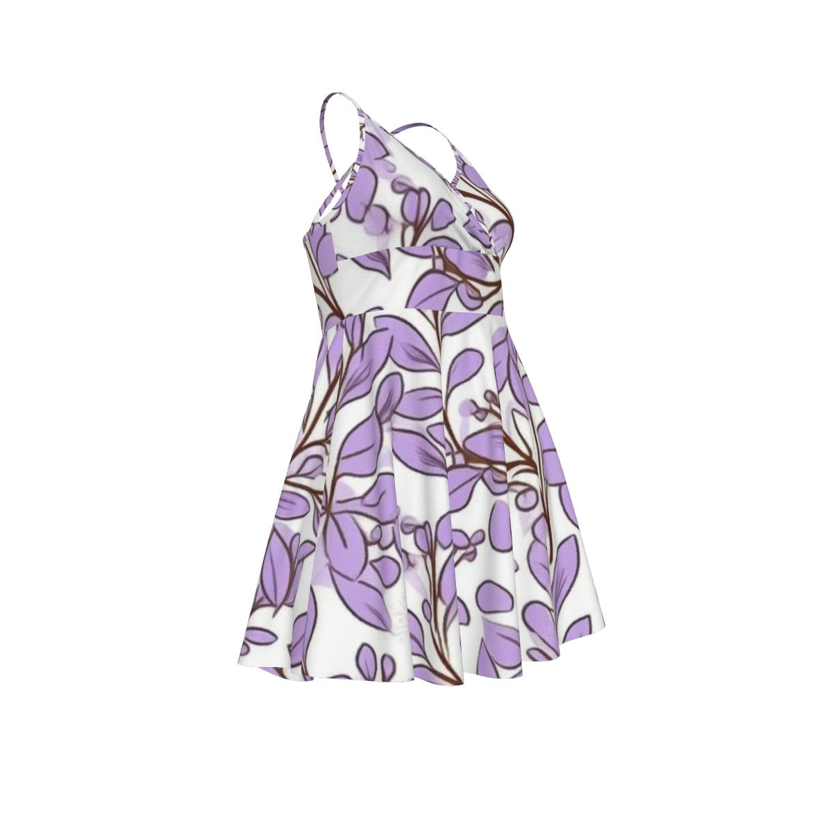 All-Over Print Women‘s Cross Cami Dress