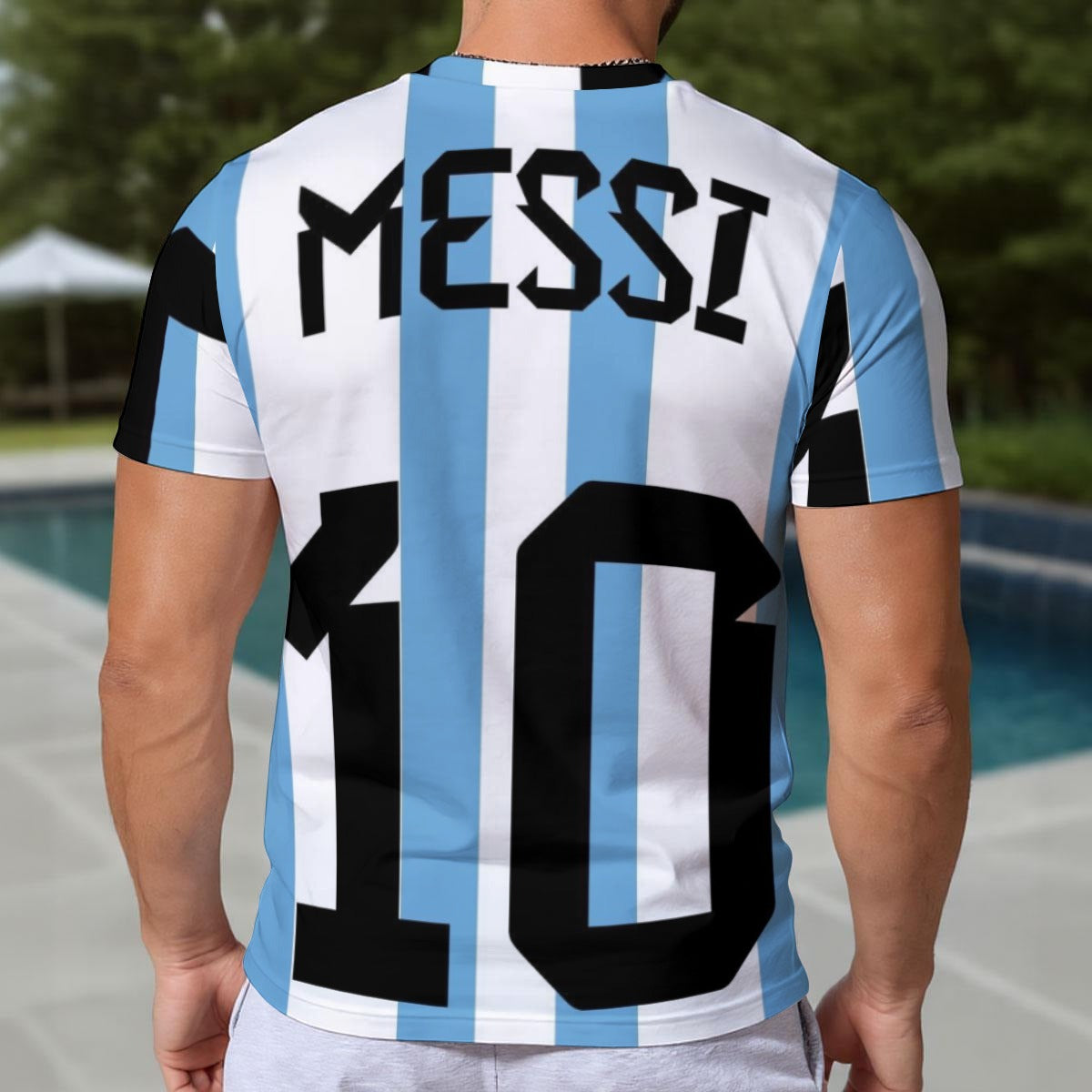 Eco-friendly All-Over Print Men's Short Sleeve T-shirt