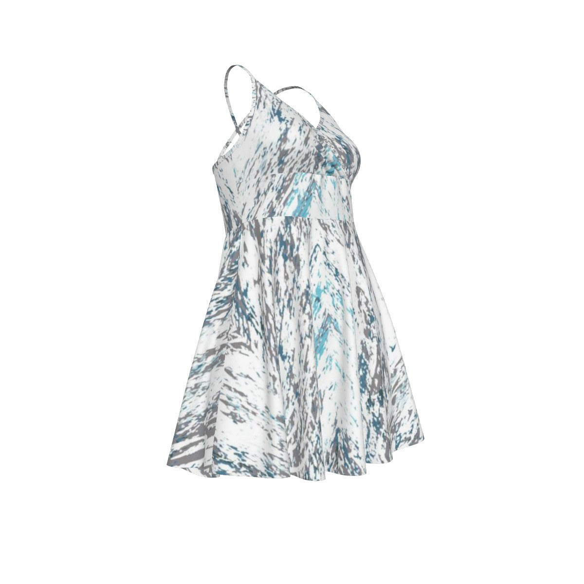 All-Over Print Women‘s Cross Cami Dress