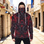 Eco-friendly All-Over Print Men's Masked Hoodie