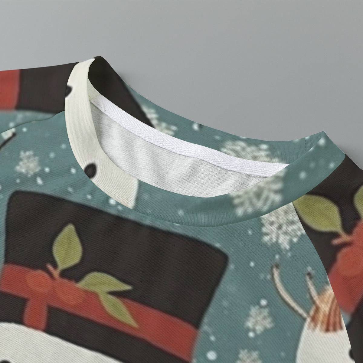 Eco-friendly  All-Over Print Women's cropped Raglan T-shirt With Short Sleeve