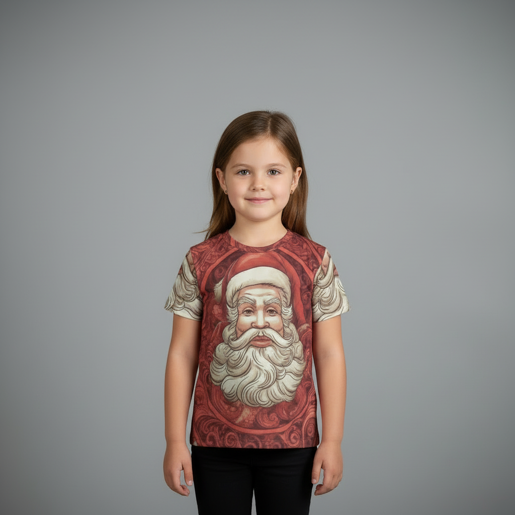 Kid's Santa Short Sleeve